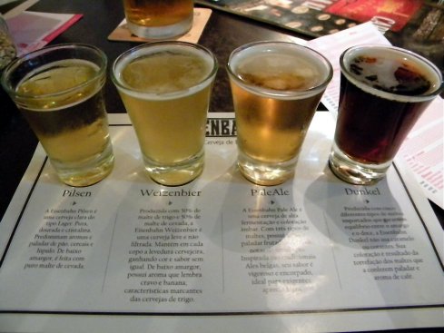 Main beer types at Eisenbahn